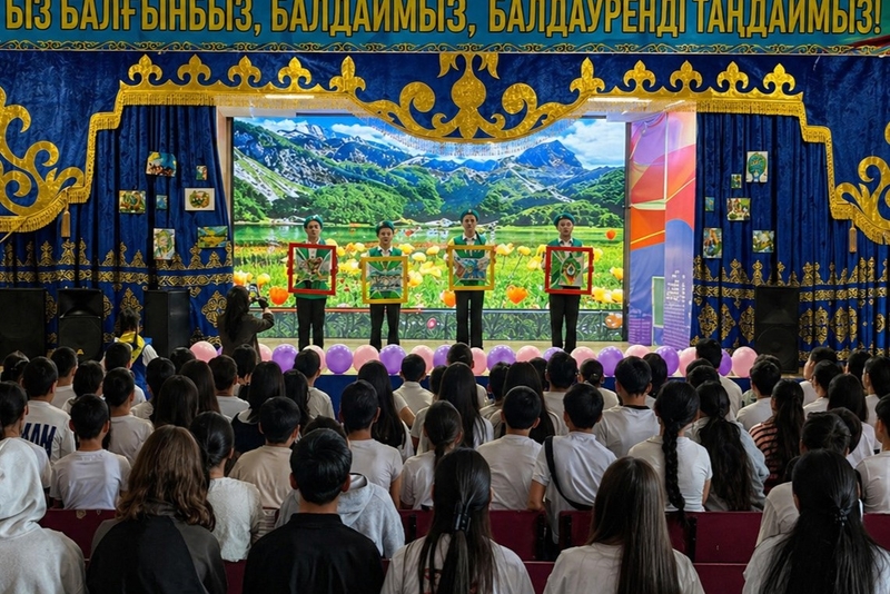 Состоялось торжественное закрытие 5-й смены 2026 года под названием Республиканский эко-фестиваль «Ecotime».